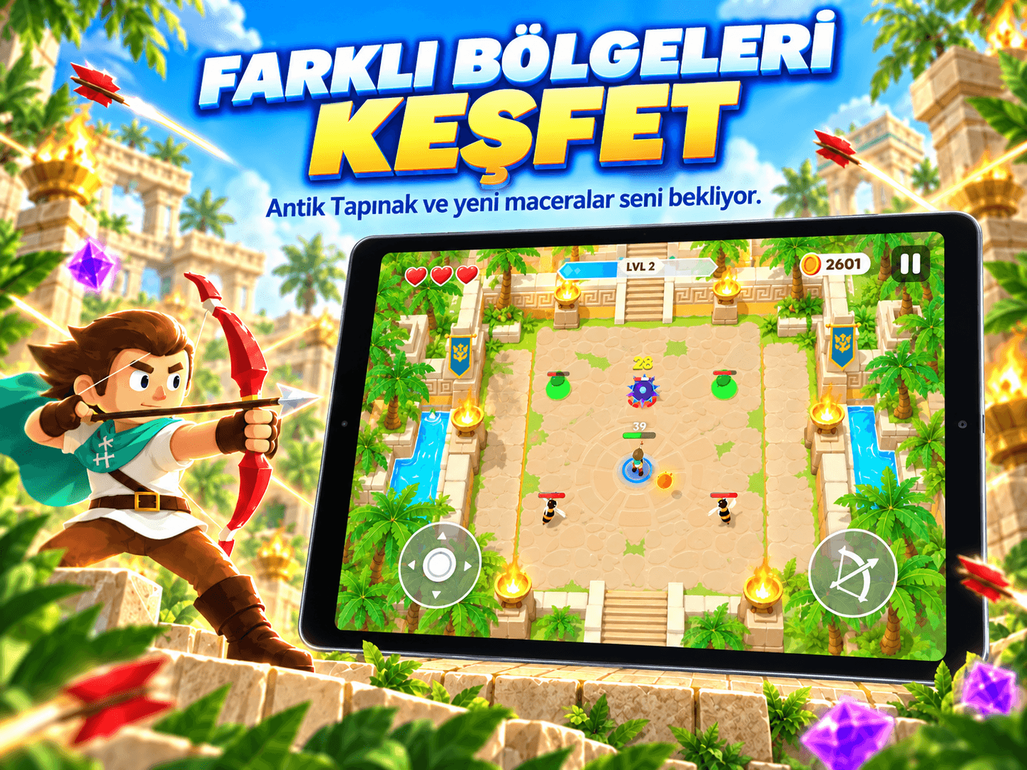 The Archer Tablet Tapınak Avlusu Keşfi
